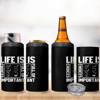 Life Is Full Of Important Choices 4 in 1 Can Cooler Tumbler Golf Lover Gift - Wonder Print Shop