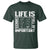 Life Is Full Of Important Choices T Shirt Golf Lover Gift - Wonder Print Shop