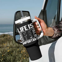 Life Is Full Of Important Choices Tumbler With Handle Golf Lover Gift - Wonder Print Shop