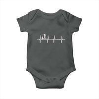 Golf Heartbeat Baby Onesie Funny Sport Lover Gift - Wonder Print Shop