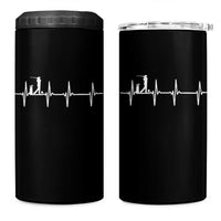 Golf Heartbeat 4 in 1 Can Cooler Tumbler Funny Sport Lover Gift - Wonder Print Shop