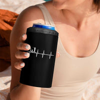 Golf Heartbeat 4 in 1 Can Cooler Tumbler Funny Sport Lover Gift - Wonder Print Shop