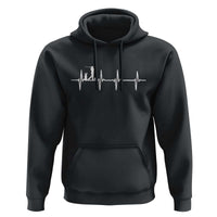 Golf Heartbeat Hoodie Funny Sport Lover Gift - Wonder Print Shop