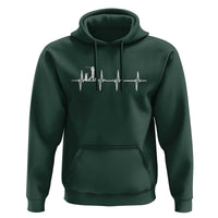 Golf Heartbeat Hoodie Funny Sport Lover Gift - Wonder Print Shop