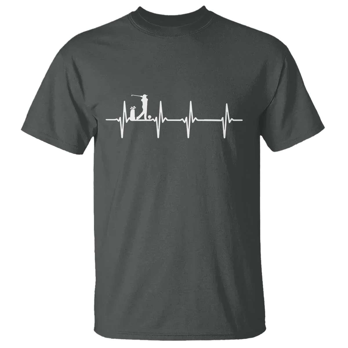 Golf Heartbeat T Shirt Funny Sport Lover Gift - Wonder Print Shop