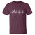 Golf Heartbeat T Shirt Funny Sport Lover Gift - Wonder Print Shop