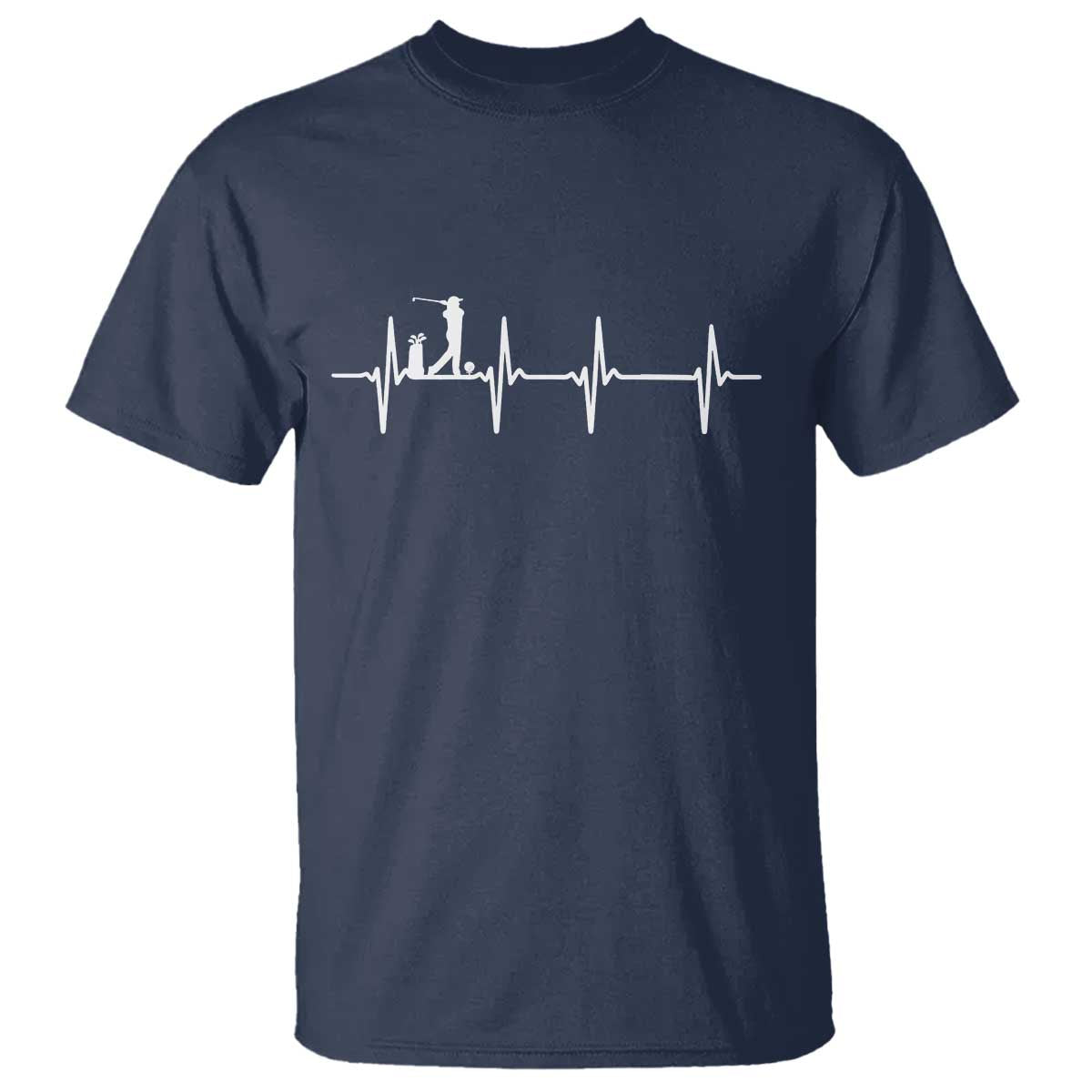Golf Heartbeat T Shirt Funny Sport Lover Gift - Wonder Print Shop