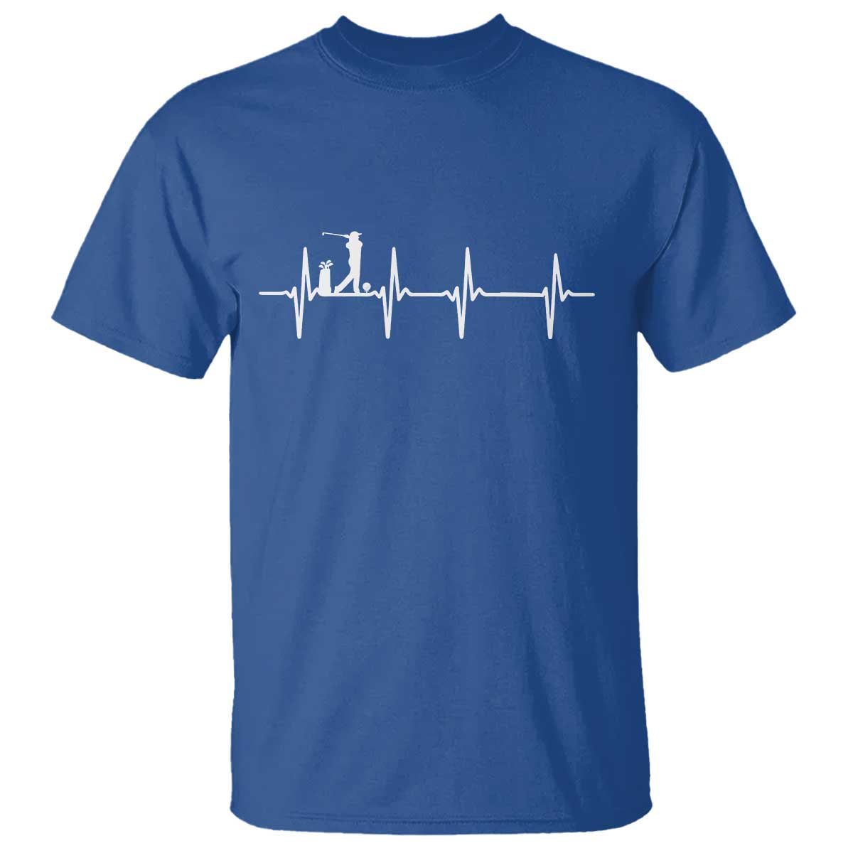 Golf Heartbeat T Shirt Funny Sport Lover Gift - Wonder Print Shop