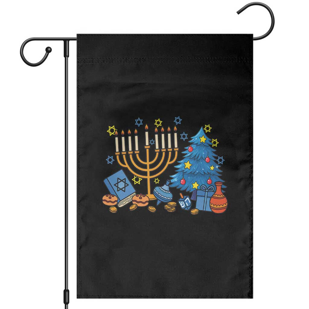 Interfaith Christmas Hanukkah Garden Flag Celebration Festival Of Lights Gift - Wonder Print Shop