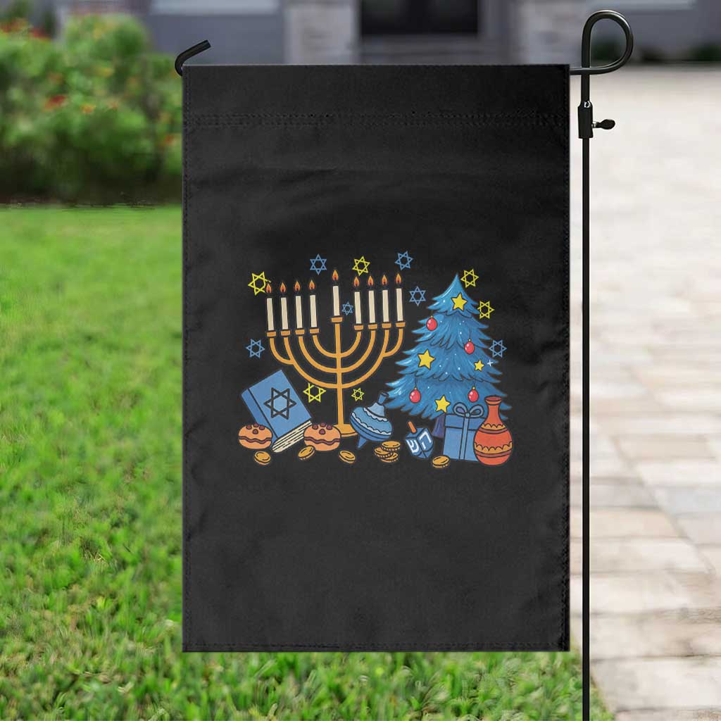 Interfaith Christmas Hanukkah Garden Flag Celebration Festival Of Lights Gift - Wonder Print Shop