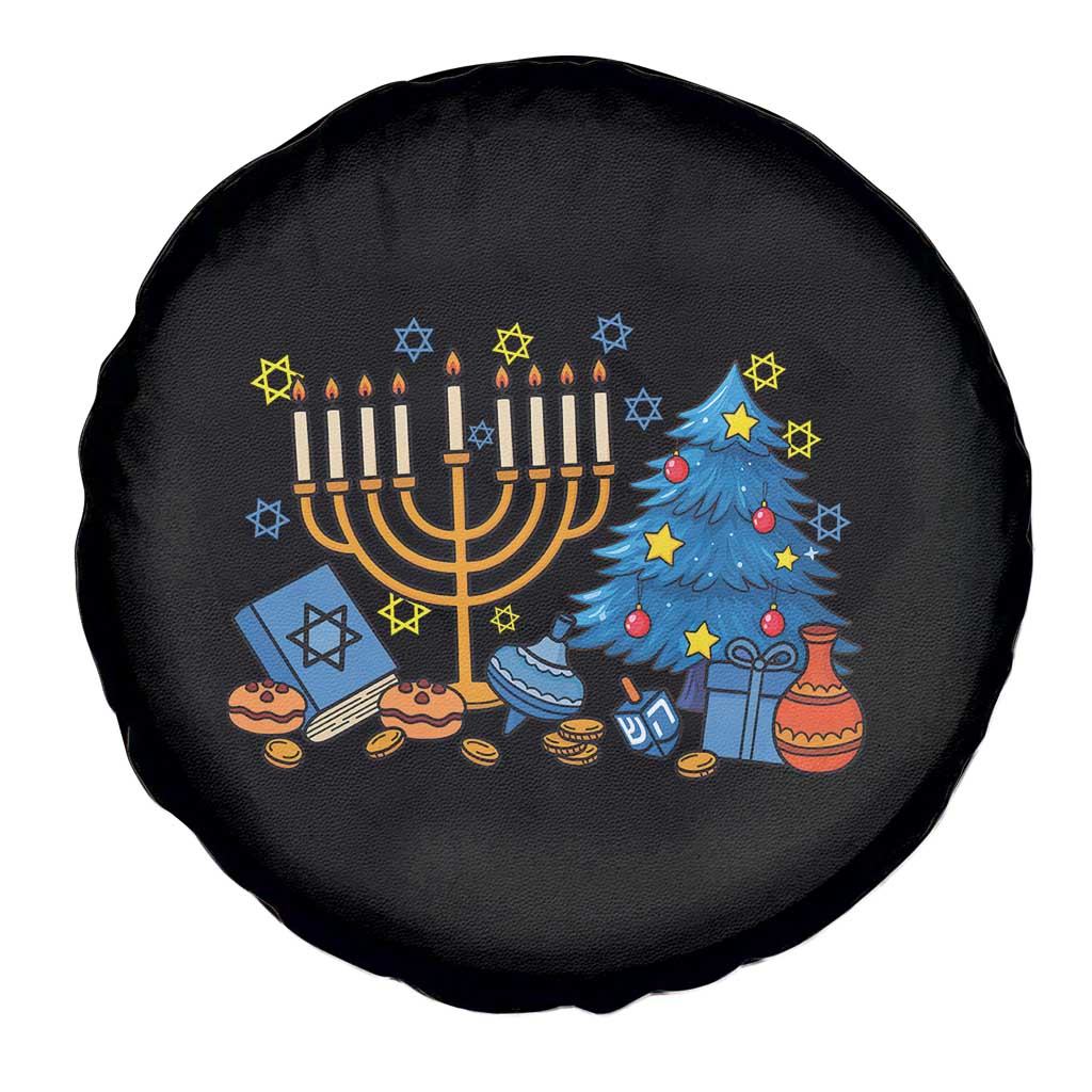 Interfaith Christmas Hanukkah Spare Tire Cover Celebration Festival Of Lights Gift - Wonder Print Shop