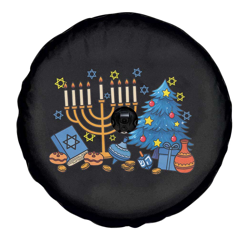 Interfaith Christmas Hanukkah Spare Tire Cover Celebration Festival Of Lights Gift - Wonder Print Shop