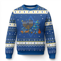 Interfaith Chrismukkah Hanukkah Ugly Sweater Celebration Festival Of Lights Gift - Wonder Print Shop