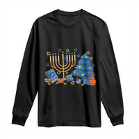 Interfaith Christmas Hanukkah Long Sleeve Shirt Celebration Festival Of Lights Gift - Wonder Print Shop