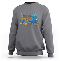 Interfaith Christmas Hanukkah Sweatshirt Celebration Festival Of Lights Gift - Wonder Print Shop