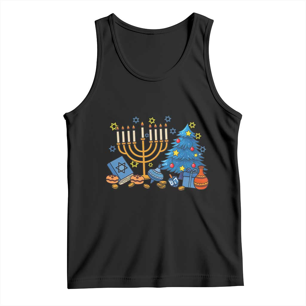 Interfaith Christmas Hanukkah Tank Top Celebration Festival Of Lights Gift - Wonder Print Shop