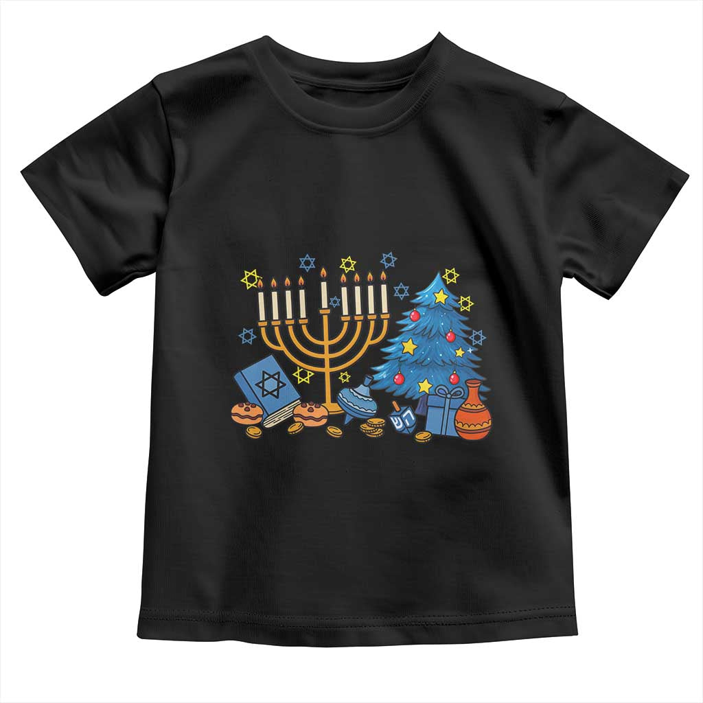Interfaith Christmas Hanukkah Toddler T Shirt Celebration Festival Of Lights Gift - Wonder Print Shop