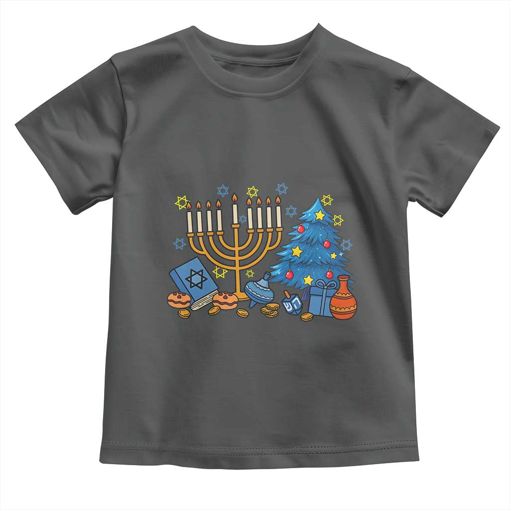 Interfaith Christmas Hanukkah Toddler T Shirt Celebration Festival Of Lights Gift - Wonder Print Shop