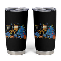 Interfaith Christmas Hanukkah Tumbler Cup Celebration Festival Of Lights Gift - Wonder Print Shop