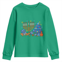 Interfaith Christmas Hanukkah Youth Sweatshirt Celebration Festival Of Lights Gift - Wonder Print Shop