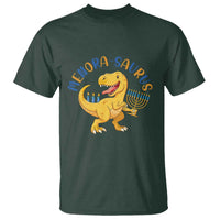 Funny Hanukkah Dinosaur Celebration Festival Of Lights Gift T Shirt Menorasaurus - Wonder Print Shop