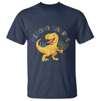 Funny Hanukkah Dinosaur Celebration Festival Of Lights Gift T Shirt Menorasaurus - Wonder Print Shop