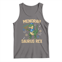 Funny Hanukkah Dinosaur Lover Tank Top Menorasaurus Rex Festival Of Lights Gift - Wonder Print Shop
