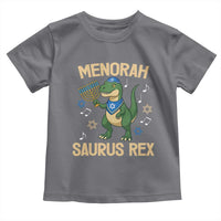 Funny Hanukkah Dinosaur Lover Toddler T Shirt Menorasaurus Rex Festival Of Lights Gift - Wonder Print Shop