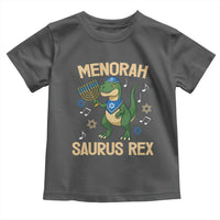 Funny Hanukkah Dinosaur Lover Toddler T Shirt Menorasaurus Rex Festival Of Lights Gift - Wonder Print Shop
