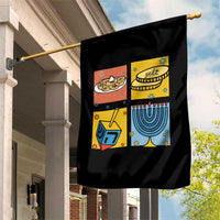 Hanukkah Garden Flag Festival Of Lights Dreidel Menorah Candle Star Gift - Wonder Print Shop