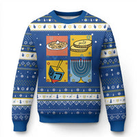 Festival Of Lights Hanukkah Ugly Sweater Dreidel Menorah Candle Star Gift - Wonder Print Shop