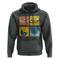 Hanukkah Hoodie Festival Of Lights Dreidel Menorah Candle Star Gift - Wonder Print Shop