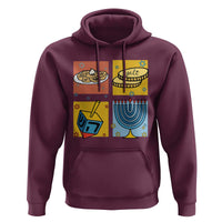 Hanukkah Hoodie Festival Of Lights Dreidel Menorah Candle Star Gift - Wonder Print Shop