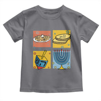 Hanukkah Toddler T Shirt Festival Of Lights Dreidel Menorah Candle Star Gift - Wonder Print Shop