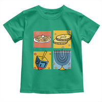 Hanukkah Toddler T Shirt Festival Of Lights Dreidel Menorah Candle Star Gift - Wonder Print Shop
