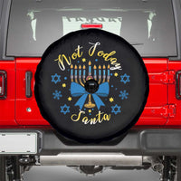 Coquette Hanukkah Menorah Bow Spare Tire Cover Not Today Santa Jewish Holiday Gift - Wonder Print Shop