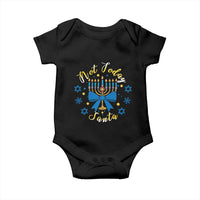 Coquette Hanukkah Menorah Bow Baby Onesie Not Today Santa Jewish Holiday Gift - Wonder Print Shop