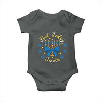 Coquette Hanukkah Menorah Bow Baby Onesie Not Today Santa Jewish Holiday Gift - Wonder Print Shop