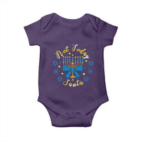 Coquette Hanukkah Menorah Bow Baby Onesie Not Today Santa Jewish Holiday Gift - Wonder Print Shop