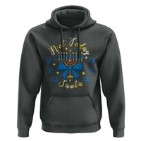 Coquette Hanukkah Menorah Bow Hoodie Not Today Santa Jewish Holiday Gift - Wonder Print Shop