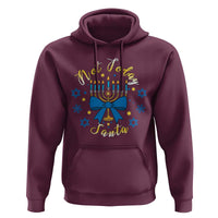 Coquette Hanukkah Menorah Bow Hoodie Not Today Santa Jewish Holiday Gift - Wonder Print Shop