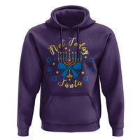 Coquette Hanukkah Menorah Bow Hoodie Not Today Santa Jewish Holiday Gift - Wonder Print Shop