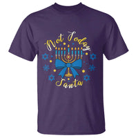 Coquette Hanukkah Menorah Bow T Shirt Not Today Santa Jewish Holiday Gift - Wonder Print Shop