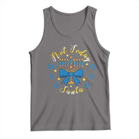 Coquette Hanukkah Menorah Bow Tank Top Not Today Santa Jewish Holiday Gift - Wonder Print Shop