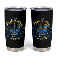 Coquette Hanukkah Menorah Bow Tumbler Cup Not Today Santa Jewish Holiday Gift - Wonder Print Shop
