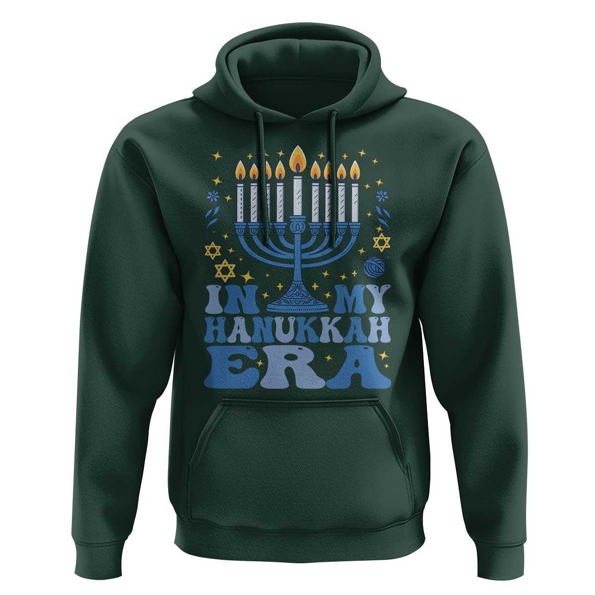 In My Hanukkah Era Hoodie Festival Of Lights Gift - Wonder Print Shop