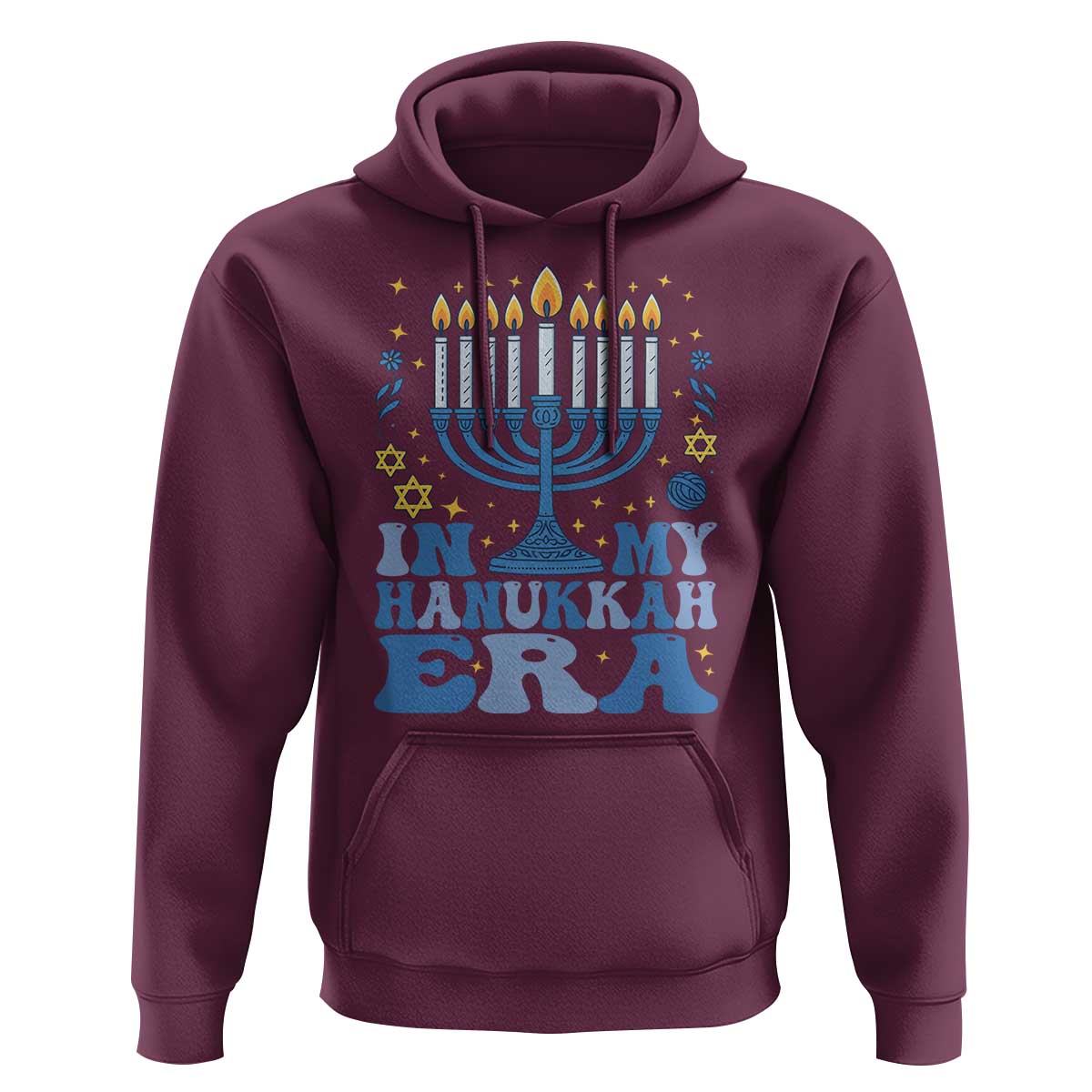 In My Hanukkah Era Hoodie Festival Of Lights Gift - Wonder Print Shop