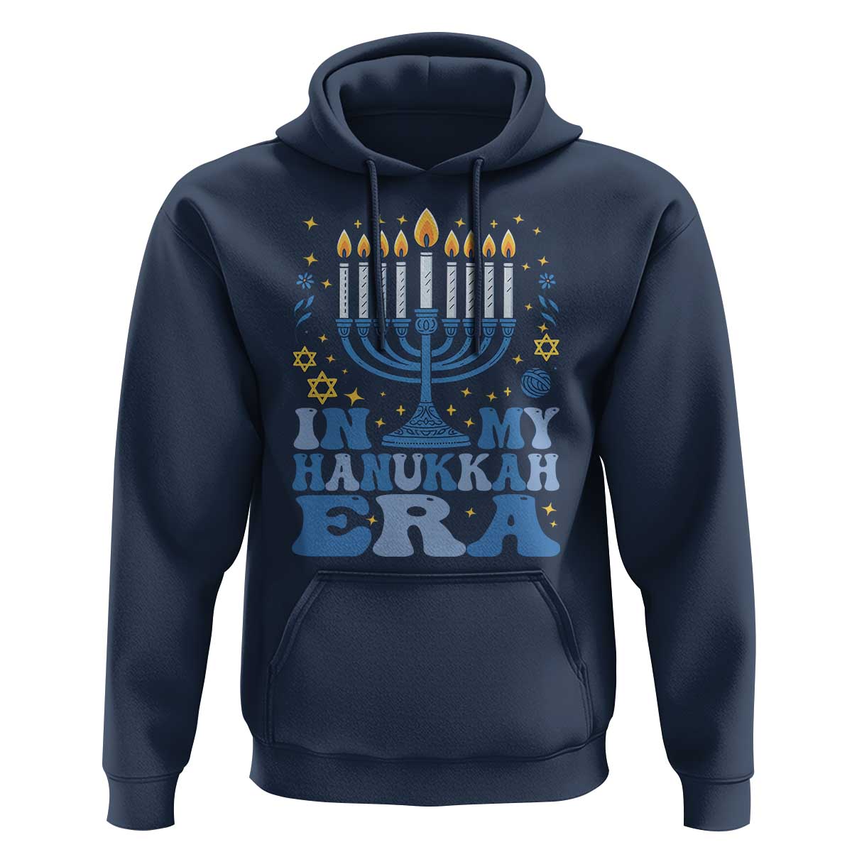In My Hanukkah Era Hoodie Festival Of Lights Gift - Wonder Print Shop