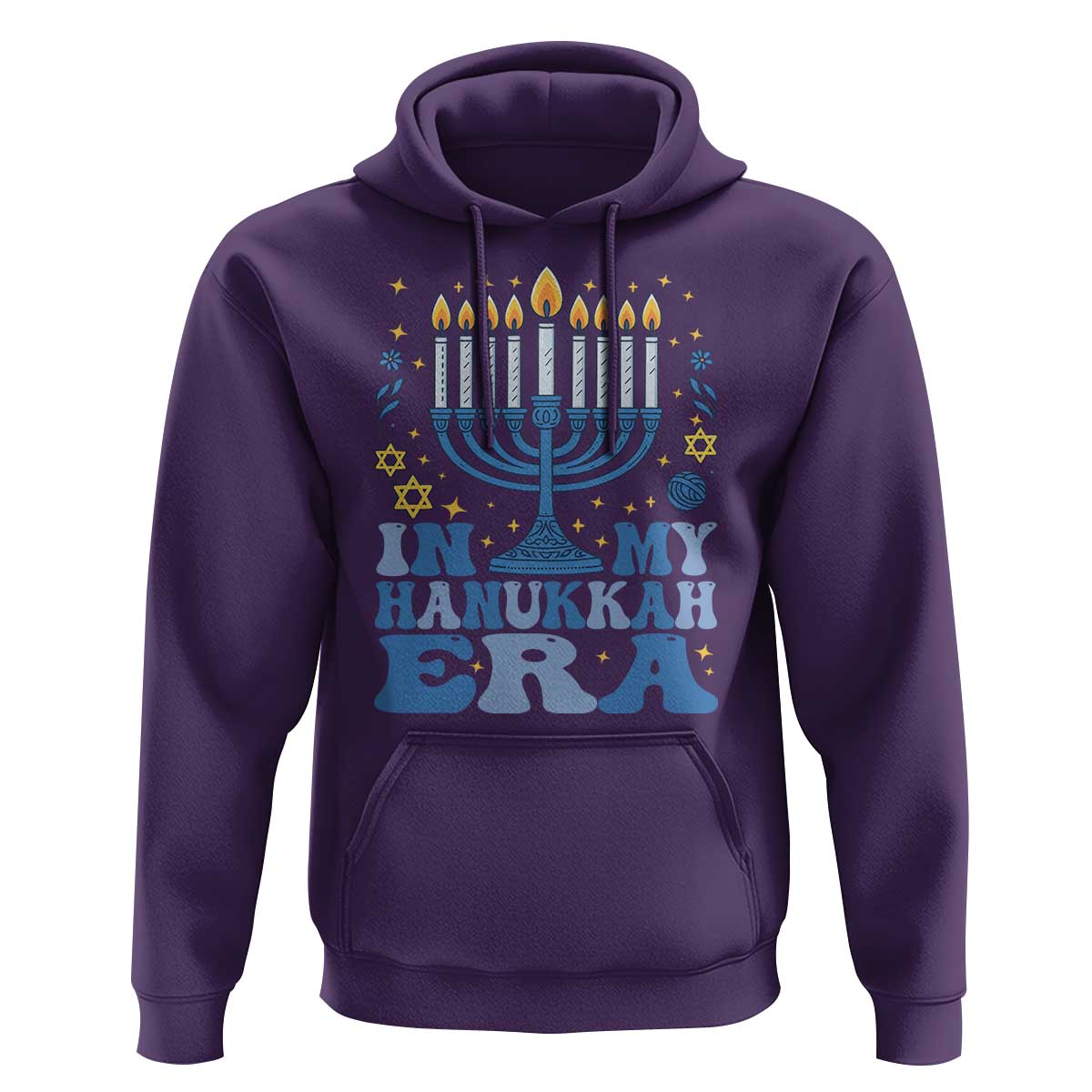 In My Hanukkah Era Hoodie Festival Of Lights Gift - Wonder Print Shop