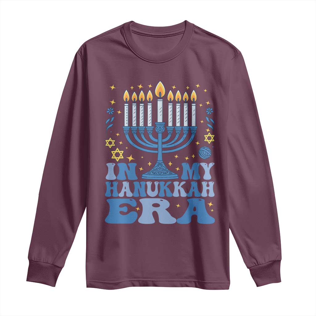 In My Hanukkah Era Long Sleeve Shirt Festival Of Lights Gift - Wonder Print Shop